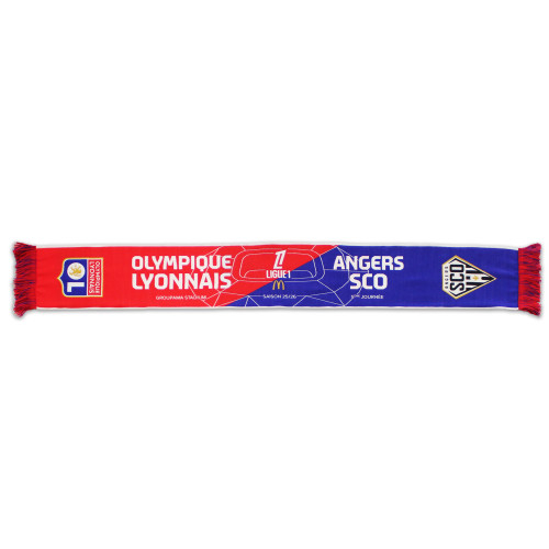 Écharpe Match OL / Angers SCO 25-26 - Olympique Lyonnais
