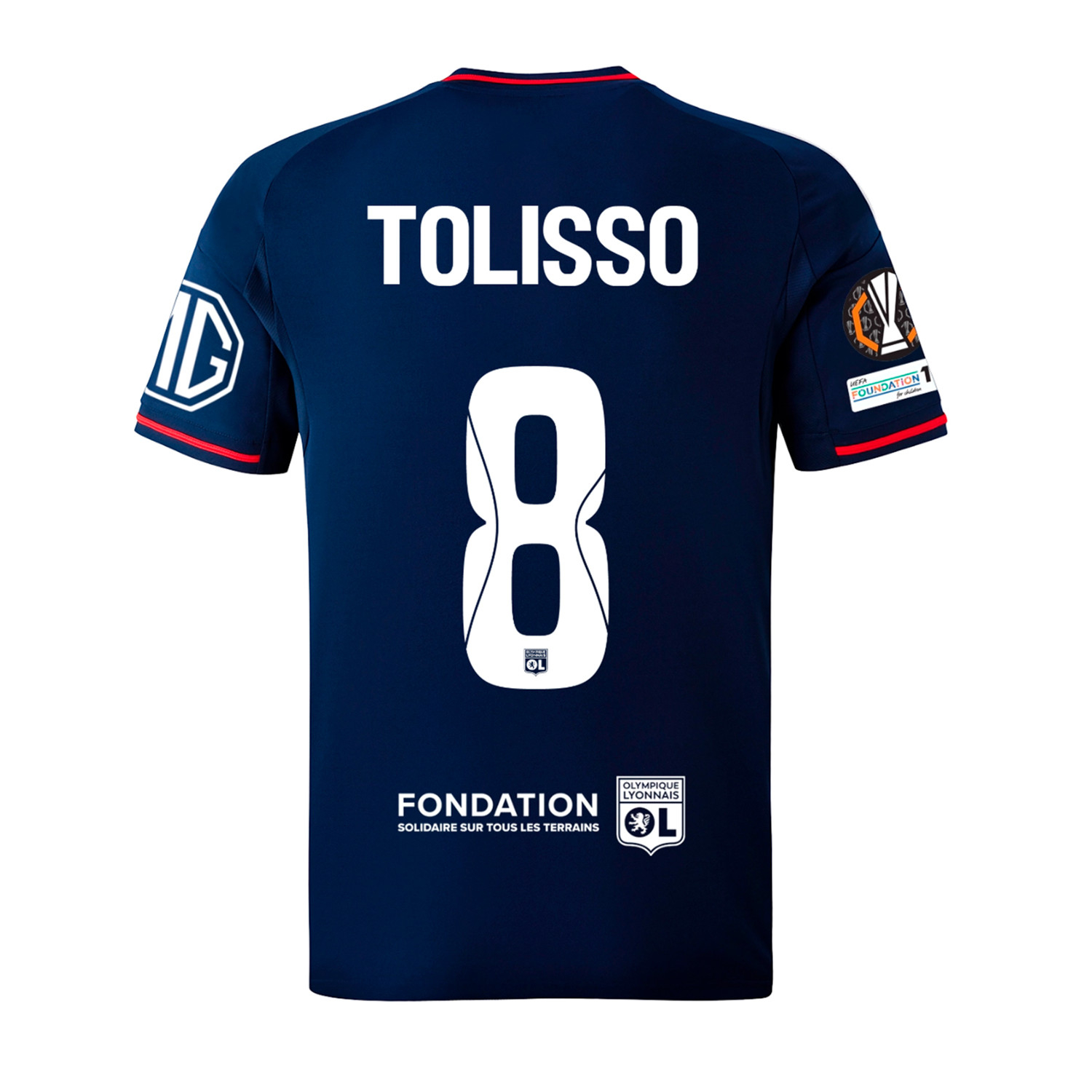 Flocage Officiel - Olympique Lyonnais, Lacazette, 2024/2025, Away, Bla