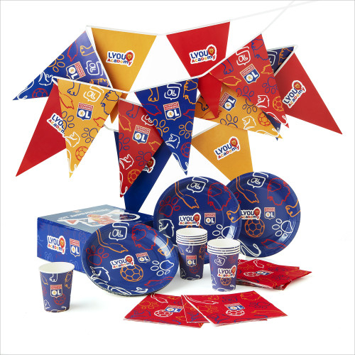 OL Lyou Academy Birthday Party Kit - Olympique Lyonnais