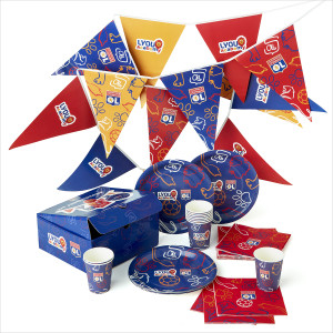 OL Lyou Academy Birthday Party Kit - Olympique Lyonnais