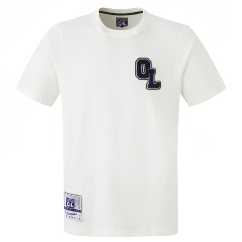 T-Shirt OL Campus Ivoire Mixte - Olympique Lyonnais
