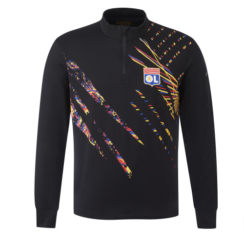 CityLight Unisex 1/4 Zip Training Sweatshirt - Olympique Lyonnais