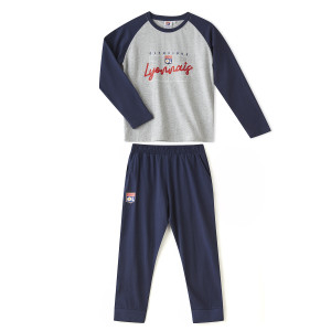 Junior Grey Heathered OL Pyjamas