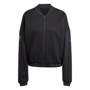 Veste Bomber Noire Femme  - Statement - OL Lyonnes