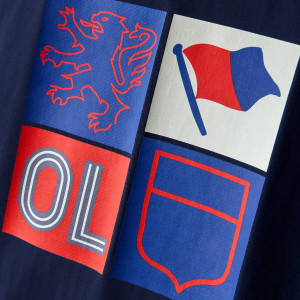 T-Shirt OL Squad Bleu Marine Junior - Olympique Lyonnais