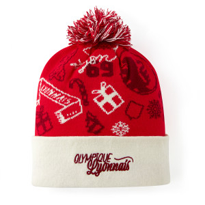 Bonnet de Noël OL Mixte - Olympique Lyonnais
