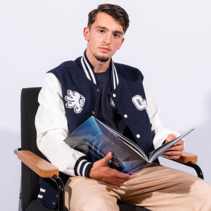 Veste Bomber OL Campus Mixte - Olympique Lyonnais