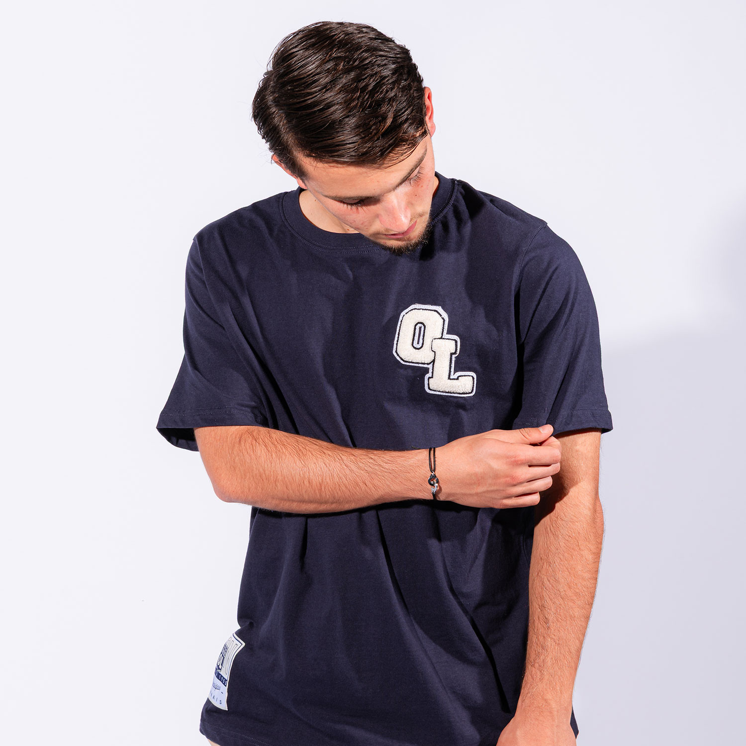 Ol Slatin T-Shirt OL Campus Bleu Marine Mixte - Olympique Lyonnais