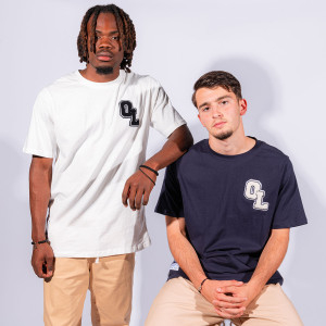 T-Shirt OL Campus Bleu Marine Mixte - Olympique Lyonnais