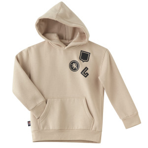 Sweat à capuche OL Academy Beige Junior