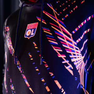 Sweat à capuche Training CityLight Mixte - Olympique Lyonnais