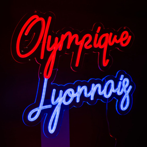 Ol Sign Size Olympique Lyonnais Neon Sign - Olympique Lyonnais
