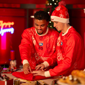 Bonnet de Noël OL Mixte - Olympique Lyonnais