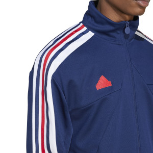 Veste Zippée Olympique Lyonnais NATION Bleu Marine Homme
