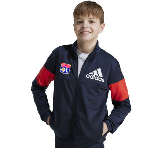Junior's Navy Blue CLASSIC Tracksuit Set - Olympique Lyonnais