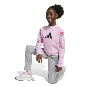 Ensemble de survêtement FI Rose et Gris Fille - Olympique Lyonnais