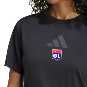 T-Shirt Z.N.E. Noir Femme - Olympique Lyonnais