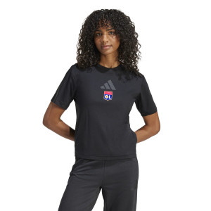 T-Shirt Z.N.E. Noir Femme - Olympique Lyonnais