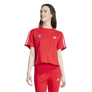 T-Shirt OL NATION Rouge Femme - Olympique Lyonnais