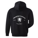 Hoodie Frappé Du Lion Noir Mixte