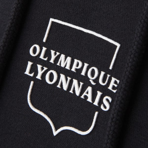 OL Frappé du Lion Black Unisex Hoodie - Olympique Lyonnais