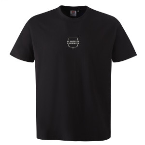 T-Shirt Frappé Du Lion Noir Mixte - Olympique Lyonnais