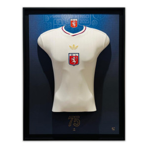 Maillot encadré by Migloo - Anniversaire OL 75 Ans