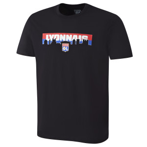 T-shirt OL Horizon Noir Mixte - Olympique Lyonnais