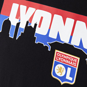 T-shirt OL Horizon Noir Mixte - Olympique Lyonnais