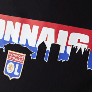 T-shirt OL Horizon Noir Mixte - Olympique Lyonnais