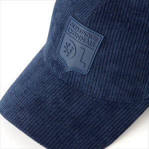 Casquette OL Velours Bleu Mixte - Olympique Lyonnais