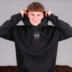 OL Frappé du Lion Black Unisex Hoodie - Olympique Lyonnais