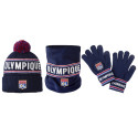 Kit bonnet, snood et gants adulte