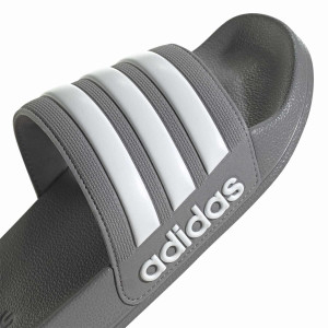 Grey Adilette Flip-Flops - Olympique Lyonnais