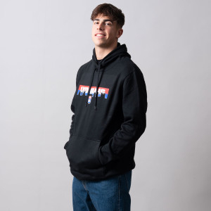 OL Horizon Black Mixed Sweatshirt - Olympique Lyonnais