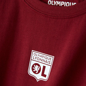 T-Shirt OL Twist Rouge Junior - Olympique Lyonnais