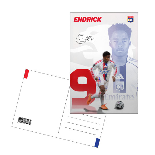 Postcard Endrick 25-26 - Olympique Lyonnais
