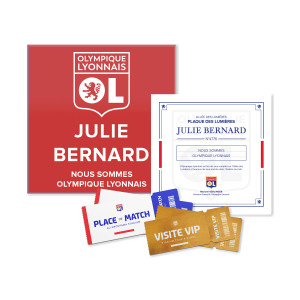 Enlightenment Plaque - Allée des Lumières 30x30