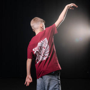 T-Shirt OL Twist Rouge Junior - Olympique Lyonnais