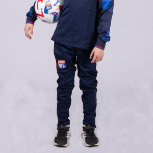 Pantalon OL Training Fusion Bleu Marine Junior - Olympique Lyonnais