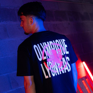 T-Shirt OL Underground Noir Mixte - Olympique Lyonnais
