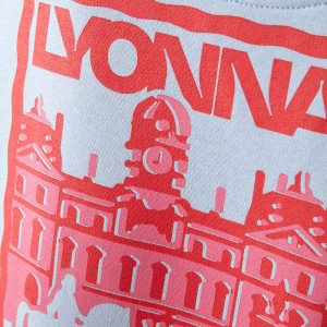 Sweatshirt OL Postcard Bleu Mixte - Olympique Lyonnais
