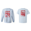T-Shirt bleu et Sweatshirt OL Postcard Bleu Mixte