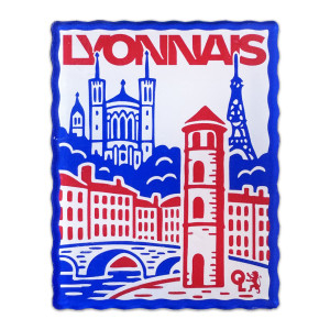 OL Postcard Magnet - Olympique Lyonnais