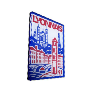 OL Postcard Magnet - Olympique Lyonnais