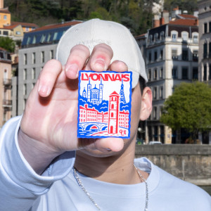 OL Postcard Magnet - Olympique Lyonnais