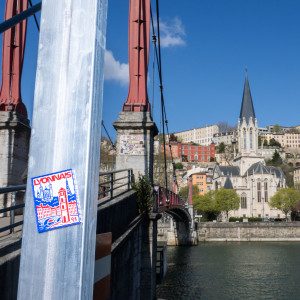 OL Postcard Magnet - Olympique Lyonnais
