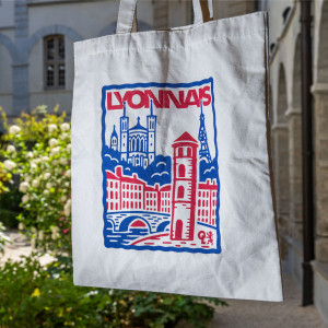 Tote Bag OL Postcard - Olympique Lyonnais
