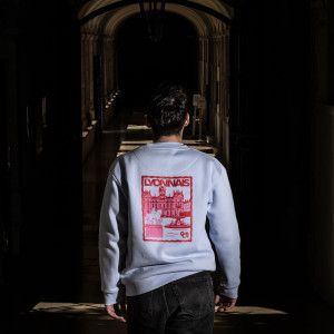 Sweatshirt OL Postcard Bleu Mixte - Olympique Lyonnais