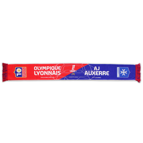 OL vs AJ Auxerre Match Scarf 25-26 - Olympique Lyonnais